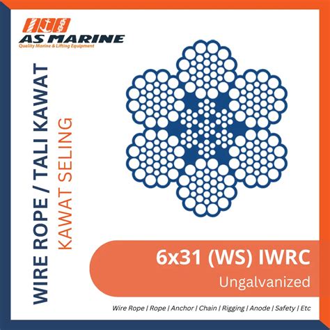 Wire Rope X Ws Iwrc Ungalvanized Pt Anugrah Sukses Marine