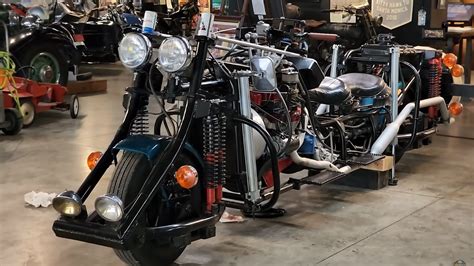 This 17 Foot Long Motorcycle With A Chevy Ii Engine Weighs 3200 Pounds