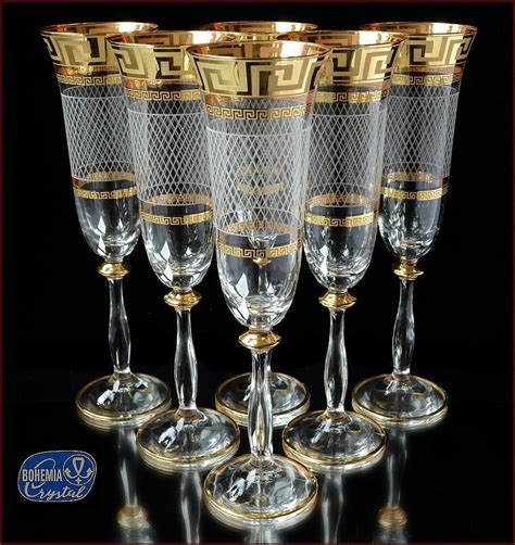 Бокалы для шампанского из богемского стекла и хрусталя! | Бокалы ...