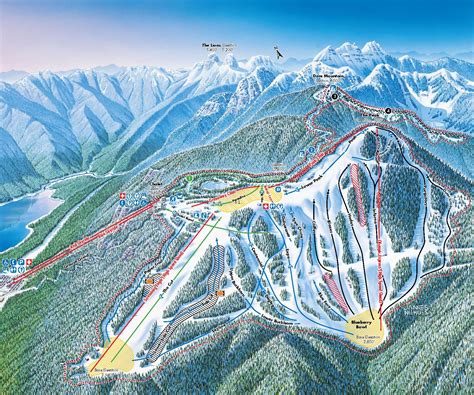 Grouse Mountain Trail map - Freeride