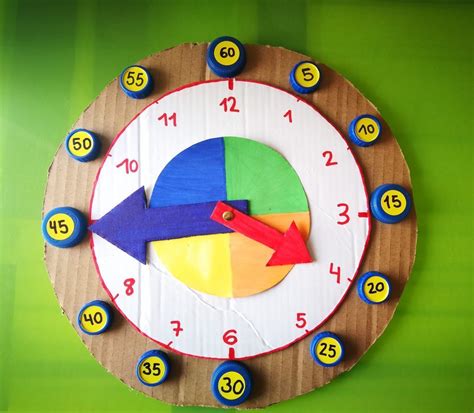 Reloj Para Aprender Las Horas Los Inventos De Mam Arts And Crafts