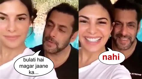 Salman Khan Full On Timepass With Jacqueline Fernandez At His Private