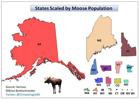 Moose Distribution Map
