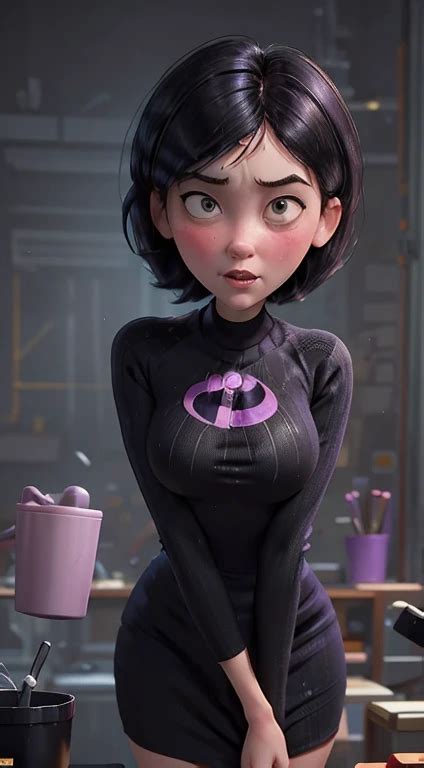 Violet Parr Is Very Hot Busty Cutout Production Cum On Cloth SeaArt AI