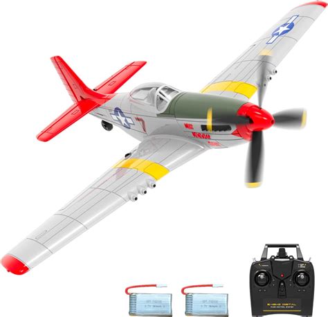 Amazon VOLANTEXRC RC Airplane 4 CH RC Plane P51 Mustang Ready To