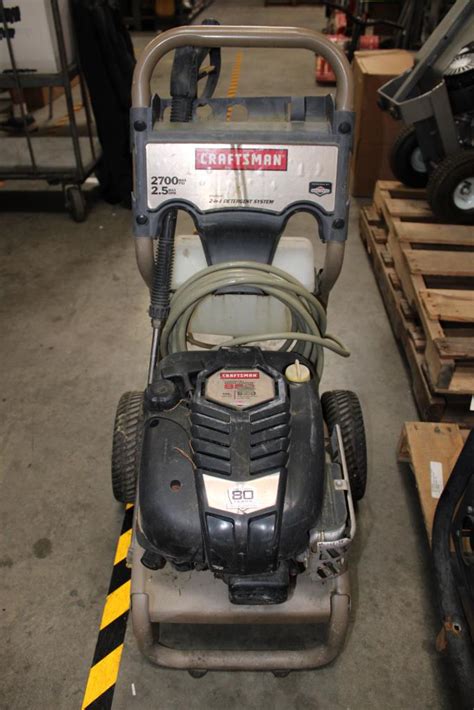 Craftsman 2700psi Pressure Washer Model 580752100 Property Room