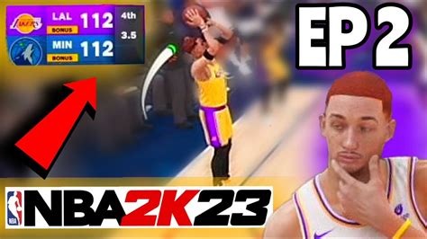 NBA 2K23 My Career EP 2 Game Winner YouTube