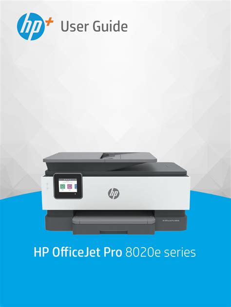 User Manual Hp Officejet Pro E English Pages