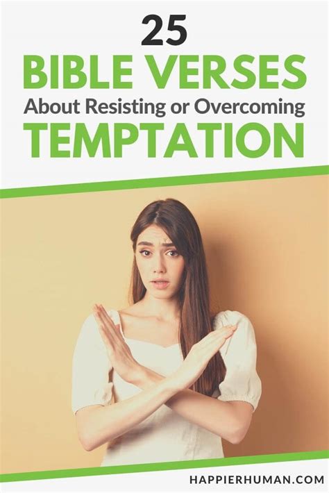 25 Bible Verses About Resisting or Overcoming Temptation - Happier Human