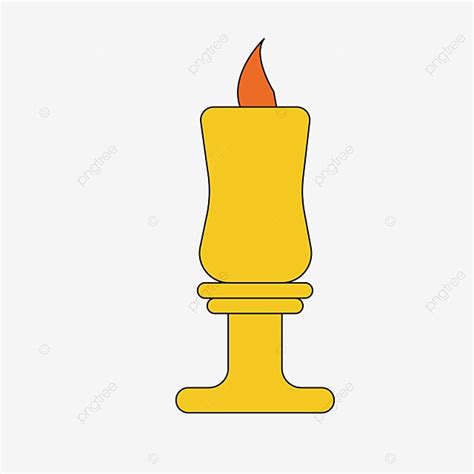 Illustrator Material Vector Hd Images Cartoon Illustration Candlestick