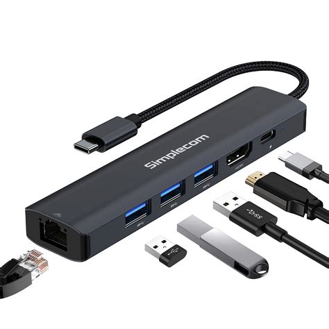 Simplecom Chn Usb C Superspeed In Multiport Adapter Docking