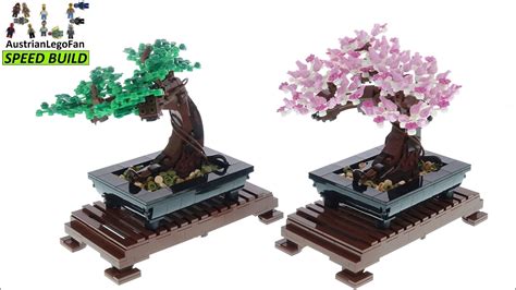 Lego Creator Bonsai Tree Lego Speed Build Review Youtube