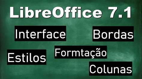 Libreoffice Writer I Formata Es B Sicas E Funcionalidades Principais