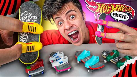 COMPLETEI A COLEÇÃO DE SKATE DE DEDO DOS ESTADOS UNIDOS HOT WHEELS YouTube