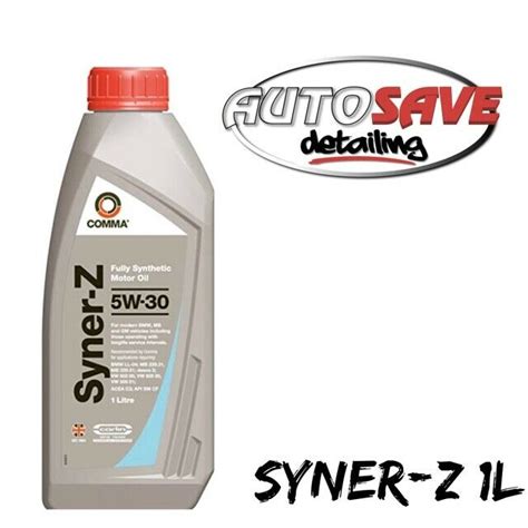 Comma SYNER-Z 5W-30 1L Fully Synthetic Performance Engine Oil SYZ1L ...