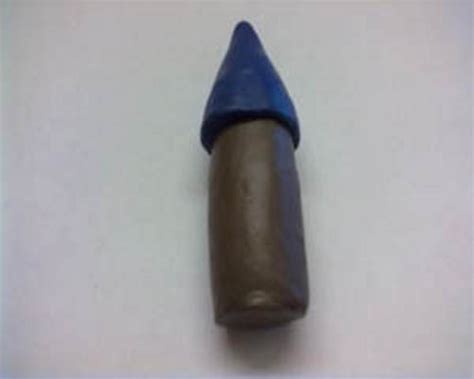 Ракета из пластилина