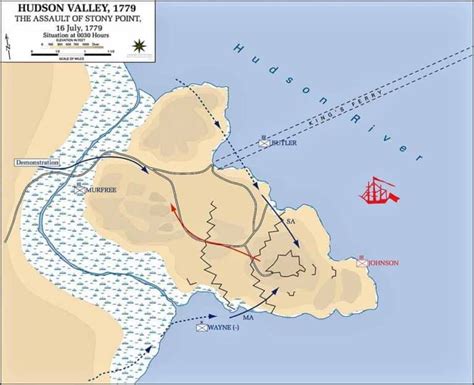 Battle Of Stoney Point • American Revolutionary War