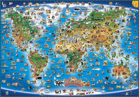 Prehistoric World Map