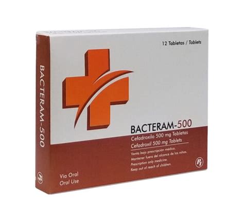 Bacteram 500mg Tabletas Farmaciard