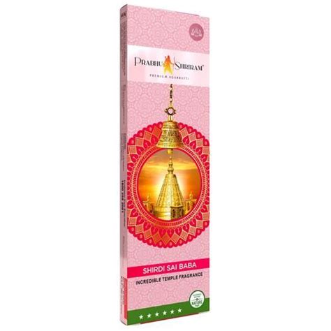 Buy Jpsr Prabhu Shriram Shirdi Sai Baba Premium Agarbatti Sticks Online