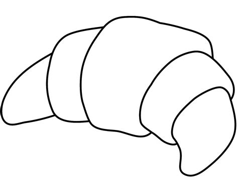 Coloriage Croissant à Imprimer Sur Coloriageenfantcom