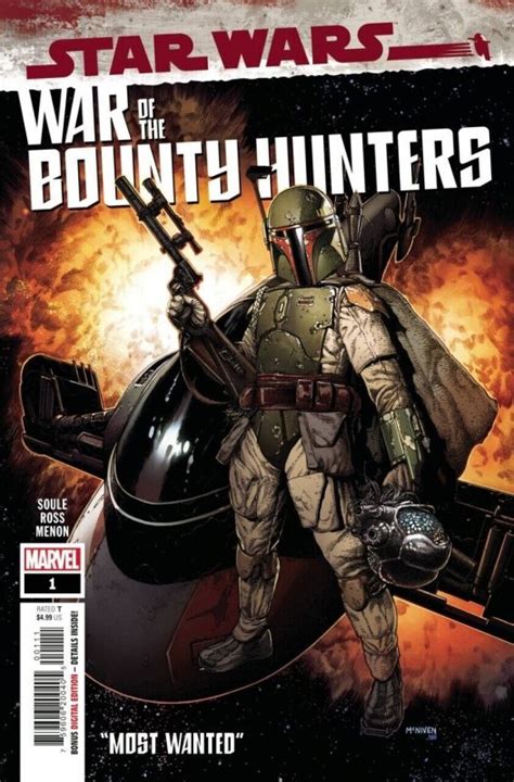 Star Wars War Of The Bounty Hunters 2021 1 Steve McNiven Cover Boba