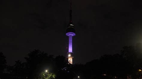 Fans Celebrate Bts Th Anniversary Seoul S Namsan Tower Illuminated