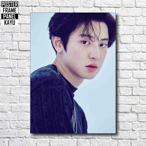 Jual Poster Exo Chanyeol Frame Kayu Solid A Chy Shopee Indonesia