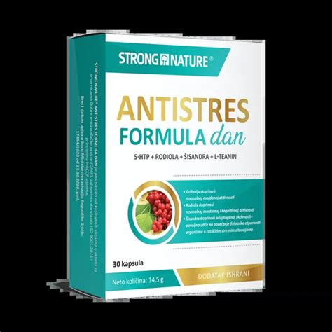 Kapsule za smanjenje stresa za dan Strong Nature