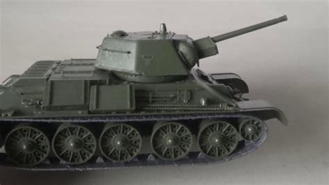 Т-34-76 от Звезды с минным тралом - YouTube