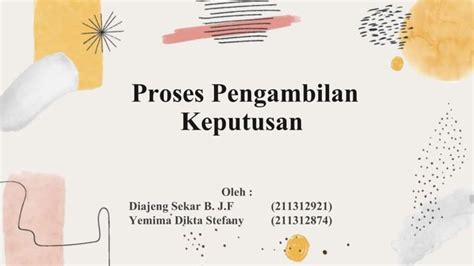 Proses Pengambilan Keputusan PPT