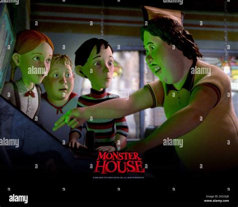 Jenny Chowder Dj Skull Poster Monster House 2006 Stock Photo Alamy