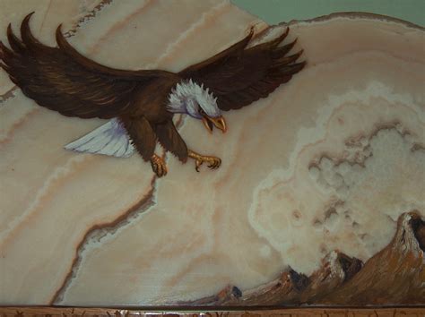 Eagle on stone | Collectors Weekly