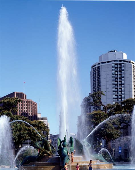 Swann Memorial Fountain Also Known As The Fountain Of The Three Rivers