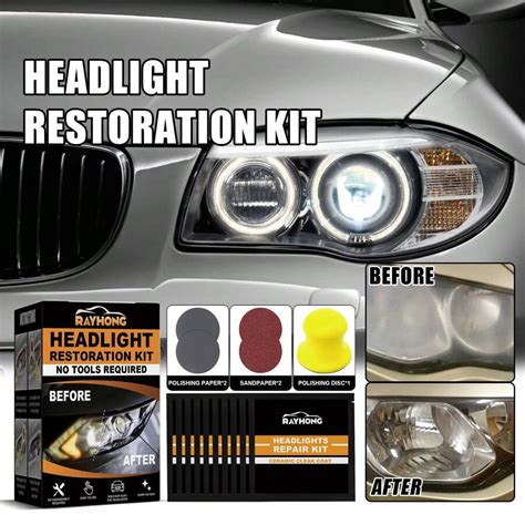 Car Ceramic Headlight Restoration Kit For Repairing Scratches Dullness