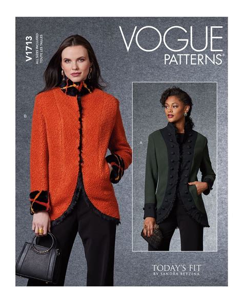 Multiseam Jacke V A Vogue Sewing Patterns Jacket Pattern Sewing