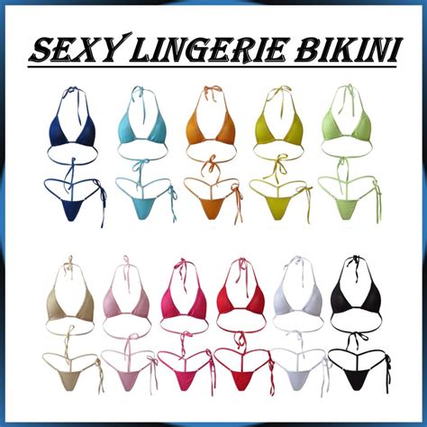 Bikini Set Sexy Lingerie Bikini Sensual Underwear And Bra Through Swimsuit Sexy Suit For Women