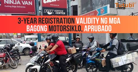 3 Year Registration Validity Ng Mga Bagong Motorsiklo Aprubado