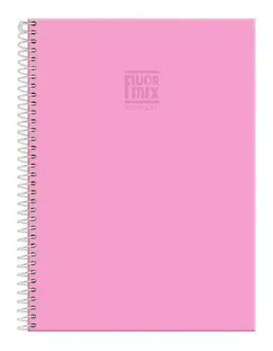 Cuaderno en espiral 10x1 tapa dura mezcla flúor suave 200 hojas 4