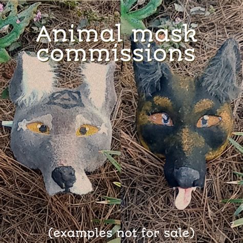 Custom Therian Mask Coyote Etsy