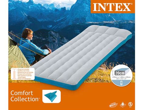 Надувной туристический матрас 67998 Intex Кемпинг Camping mat 189х72х20 ...