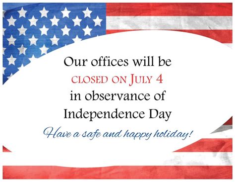 Free Printable 4th Of July Closed Sign Free Templates Printable