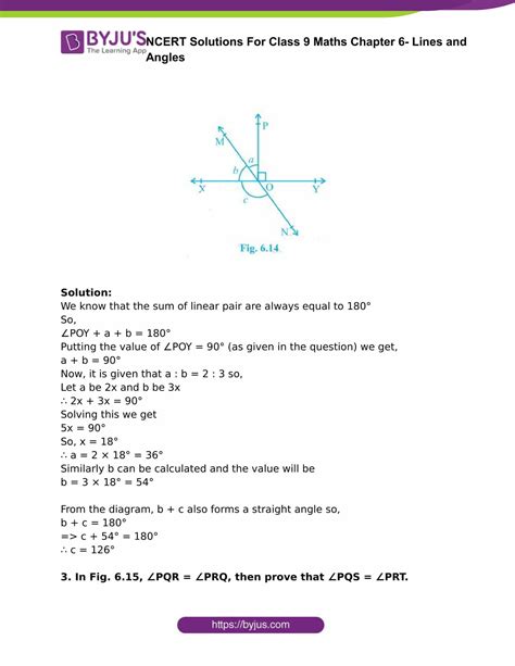 Lines And Angles Class 9 Mind Map