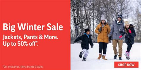 Sport Chek Canada Big Winter Sale Save Up To Off Jackets Pants