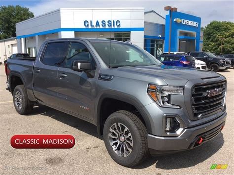 2019 Satin Steel Metallic Gmc Sierra 1500 At4 Crew Cab 4wd 134505405 Car Color