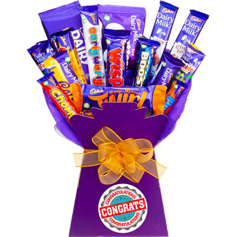 Cadbury Chocolate Bouquet Congratulations | chocoholicbouquet