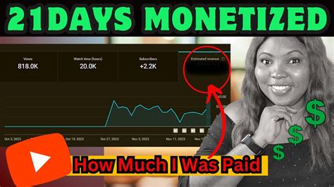 How Much Money Youtube Paid Me After Subscribers My First Days