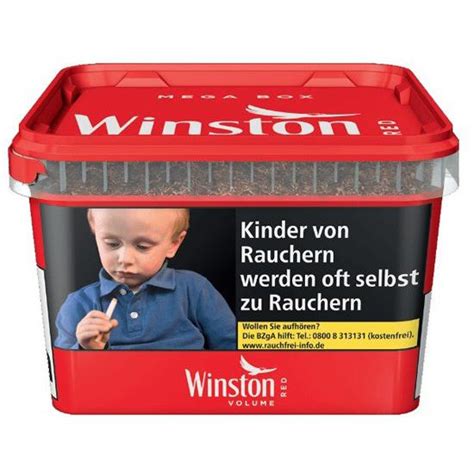 Winston Red Tabak G Mega Box Feinschnitt Kaufen