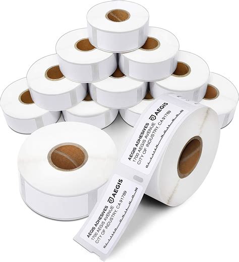 DYMO LabelWriter Multipurpose Labels, 1/2" x 1", White, 1000 Labels ...