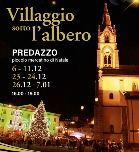 A Predazzo Si Accende Il Villaggio Sotto L Albero L Avisio Blog